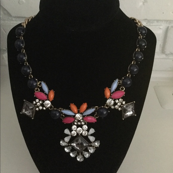 J. Crew Jewelry - J.Crew chunky statement necklace multi colored J. Crew Jewelry - J.Crew chunky statement necklace multi colored